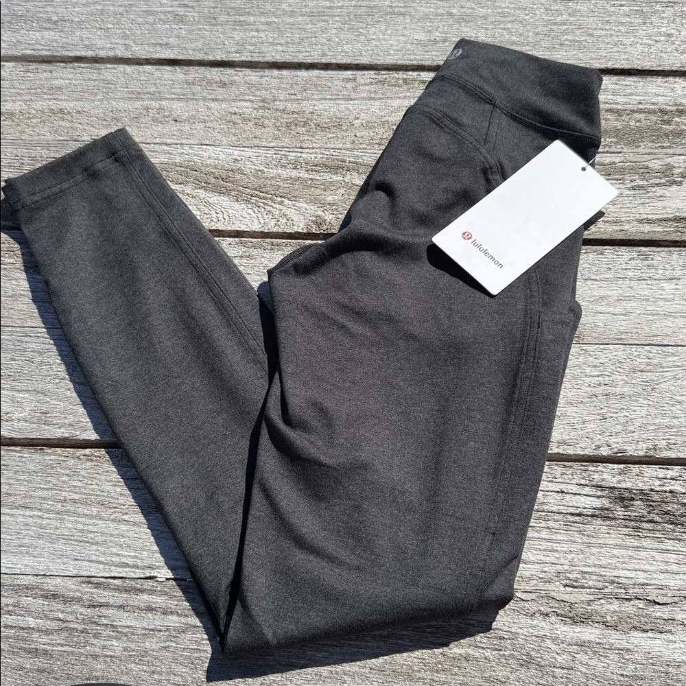 Lululemon Soft Sueded High-Rise Tight 25" Black size 4 NWT